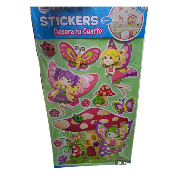 STICKER PARED 3D