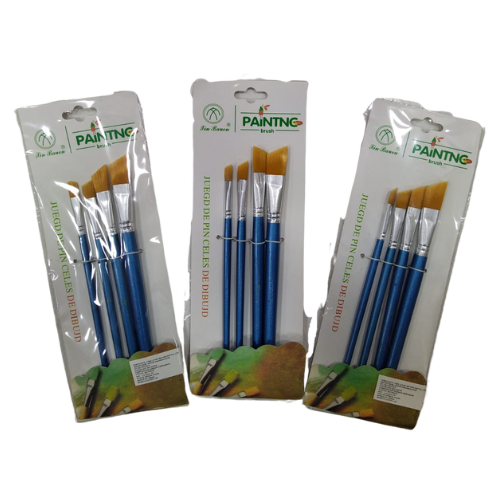 PINCEL PALO MADERA X4
