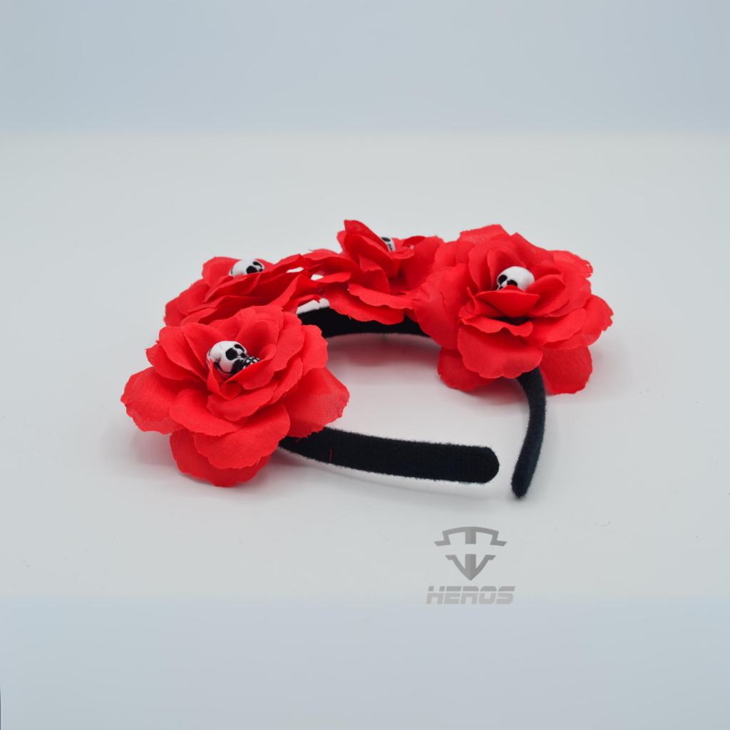 DIADEMA FLORES CALAVERA