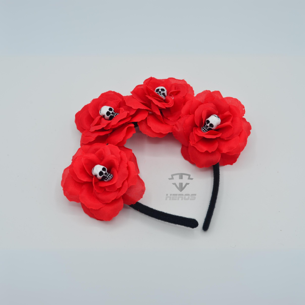 DIADEMA FLORES CALAVERA