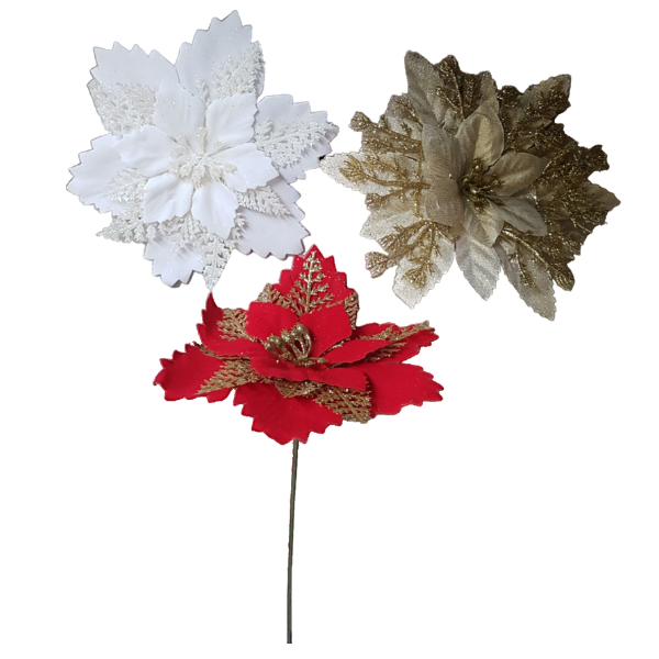 FLOR NAVIDAD 16CM