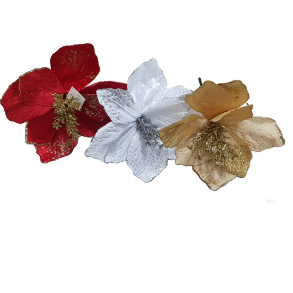 FLOR NAVIDAD 25CM