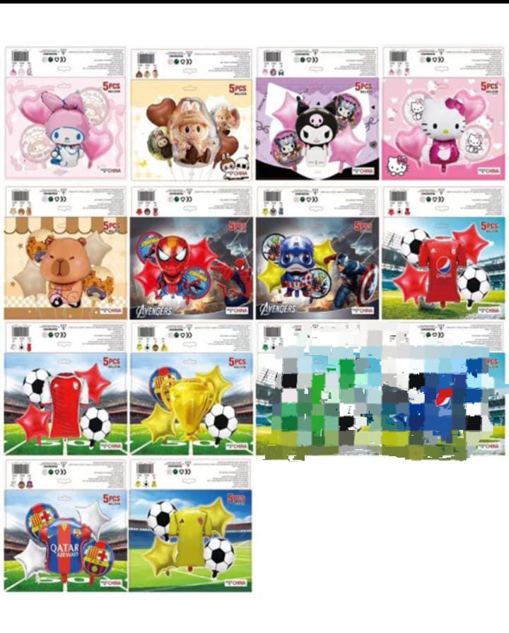 BUQUET INFANTIL 5 PIEZAS