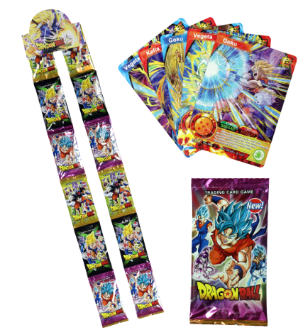 CARTAS EN BOLSA DRAGON BALL X36