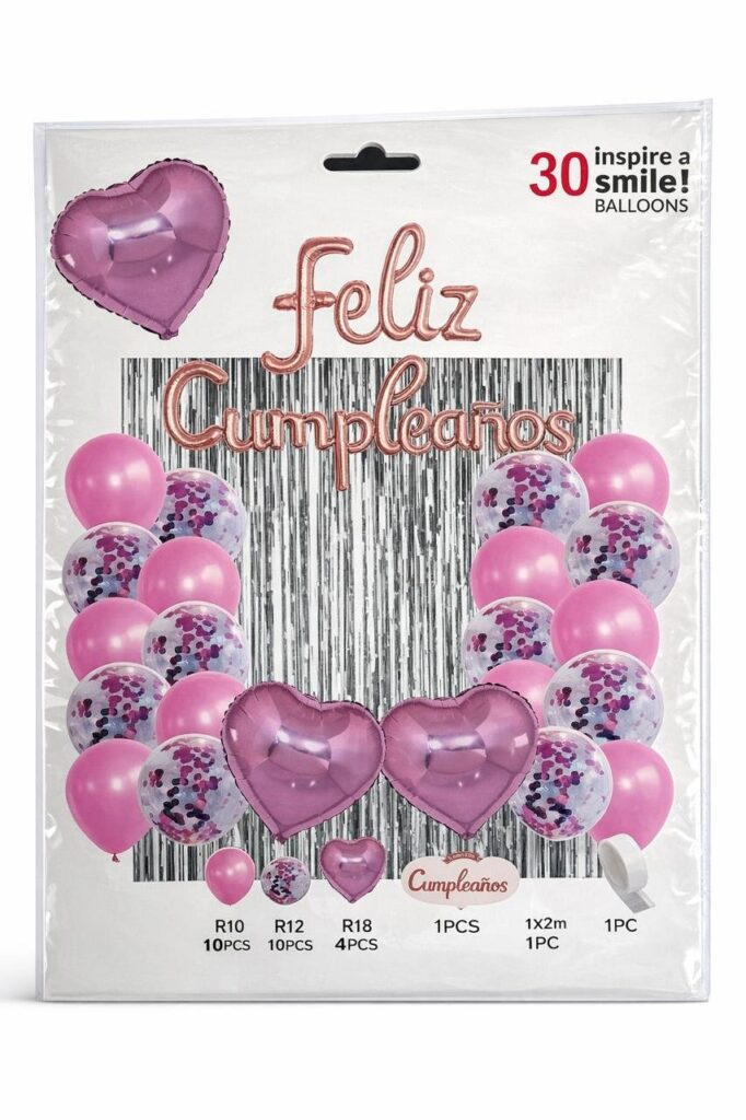 FELIZ CUMPLEAÑOS 27PCS