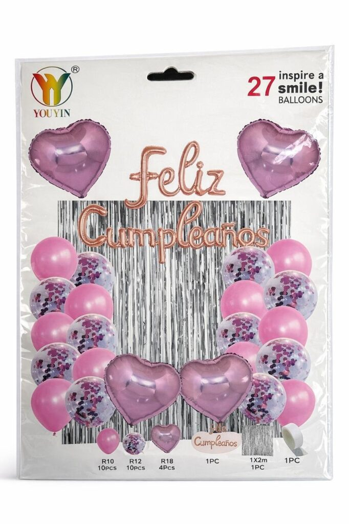 FELIZ CUMPLEAÑOS 27PCS